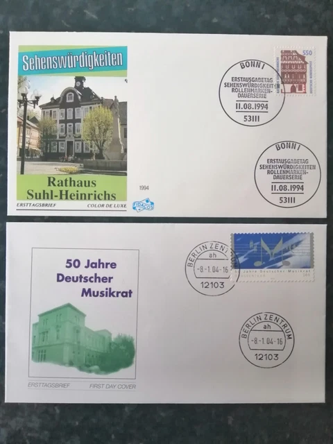 Bund BRD Ersttagsbrief FDC  1994 , 2004  Nr.1746 ,Nr.2380