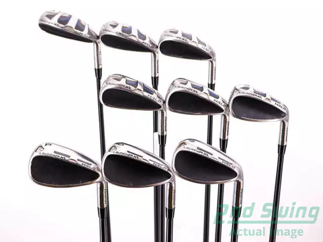Cleveland Launcher XL Halo Iron Set 4-PW AW SW Graphite Stiff Right 38.75in