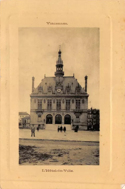 CPA VINCENNES l'hôtel de ville