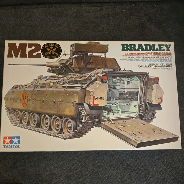 TAMIYA 35132 1/35 M2 Bradley IFV Kit with full interior detail - OVP ...
