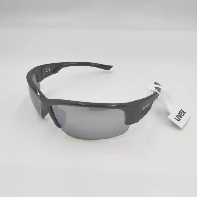 Uvex sportstyle 215 Sportbrille blacksilver Einheitsgröße Unisex Erwachsene Bril