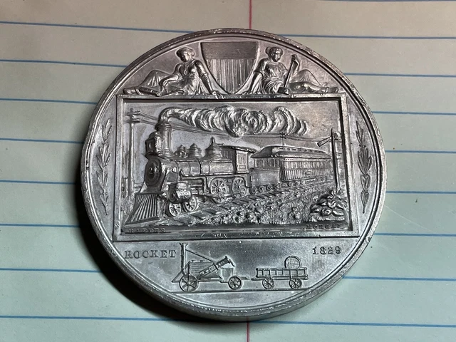 1883 National Expostuon of Railway Appliances Silver Medal “Remington" 1883 National Expostuon of Railway Appliances Silver Medal “Remington"