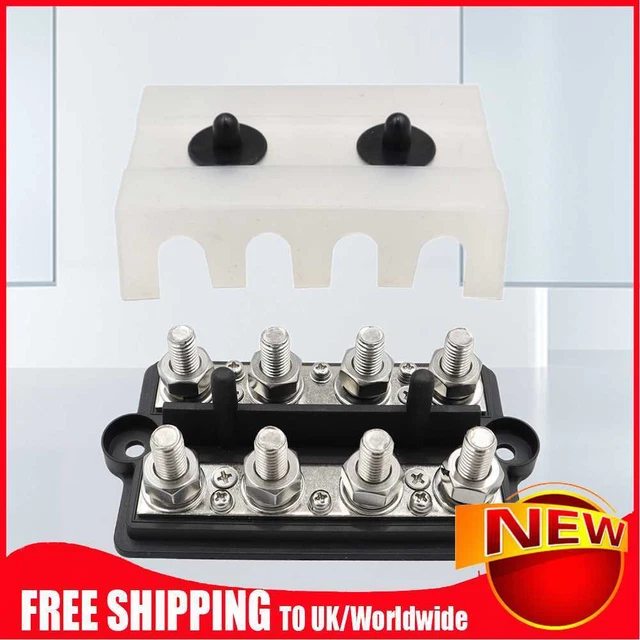 Scatola barra bus M10/M8 48 V 150 A copertura barra bus doppia fila per auto caravan