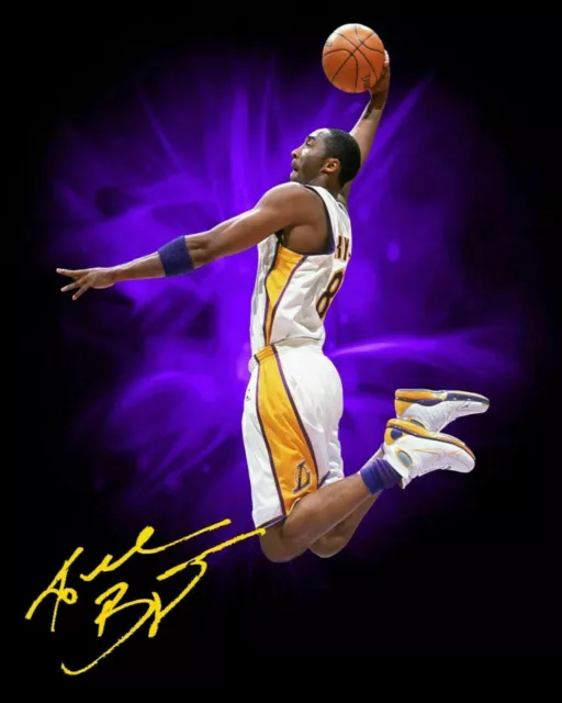 Kobe Bryant  8.5x11 Signed Photo Reprint