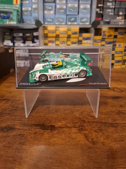 Coche miniatura Porsche RS Spyder 1/18 Norev Spyder no.5 navi team goh 24h le ma