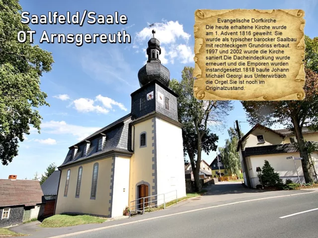 Saalfeld OT Arnsgereuth Evangelische Kirche Thüringen 1062