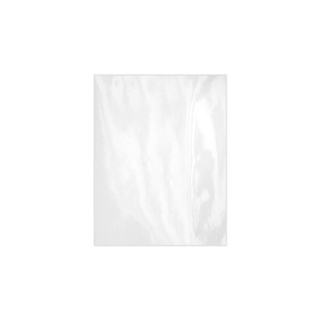 LUX 105 lb. Cardstock Paper 8.5" x 11" Glossy White 50 Sheets/Pack