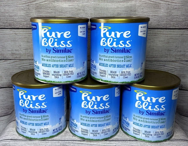 5 X Pure Bliss by Similac Infant Formula 24.7 Oz  0-12 Months- Exp 05/01/2024