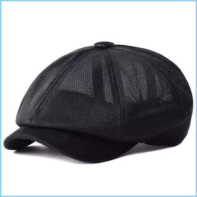 Gorro Informal Para Hombre Boina Estilo Salvaje Octogonal Unisex Primavera Otoño