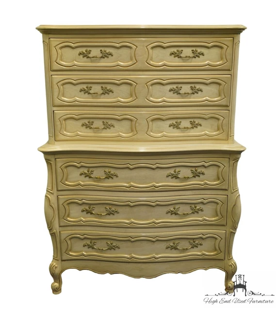 THOMASVILLE FURNITURE Ecole Francais Collection French Provincial Cream / Off... THOMASVILLE FURNITURE Ecole Francais Collection French Provincial Cream / Off...