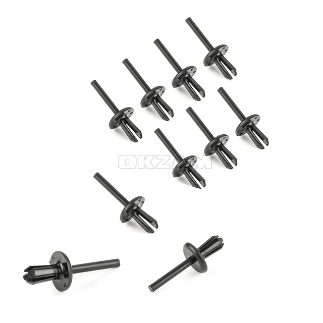 10x Agrafe Clips Fixation Garniture PEUGEOT/CITROEN/RENAULT Pare-Boue