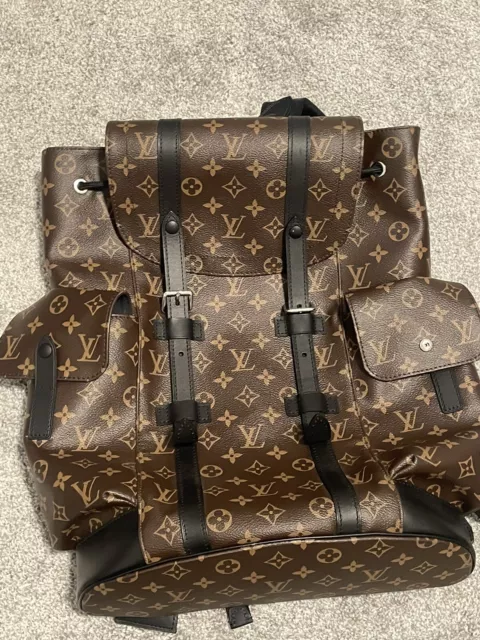 Shop Louis Vuitton CHRISTOPHER 2023-24FW Monogram Unisex Street Style A4  Leather Logo Backpacks (M46686) by なおたきよた