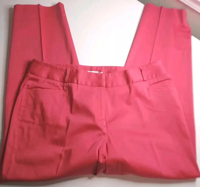 Liz Claiborne Audra Fuschia Size 16 Ladies Pants Inseam 28"