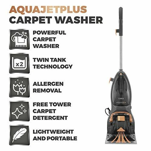 CARPET WASHER Tower T548003 TCW5 AQUAJETPLUS in Rose Gold and Grey £
