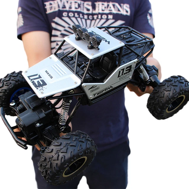 Remote Control Wheel Vehicle LARGE ELECTRIC REMOTE Control RC Cars Big Wheel Car Monster Truck 4WD ...
