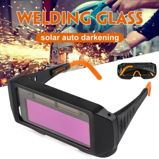 1x Solar Welder Schweißbrille Augen Schutz Automatik Verdunkelung Schweißmaske