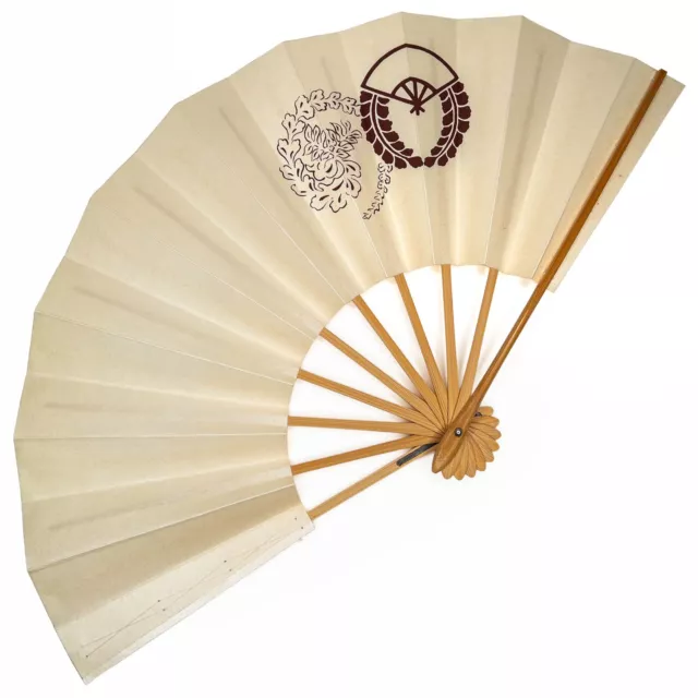 Vintage Japanese Kyoto Odori Maiogi Folding Fujisen-Ryu Dance Fan: RTMar23-K