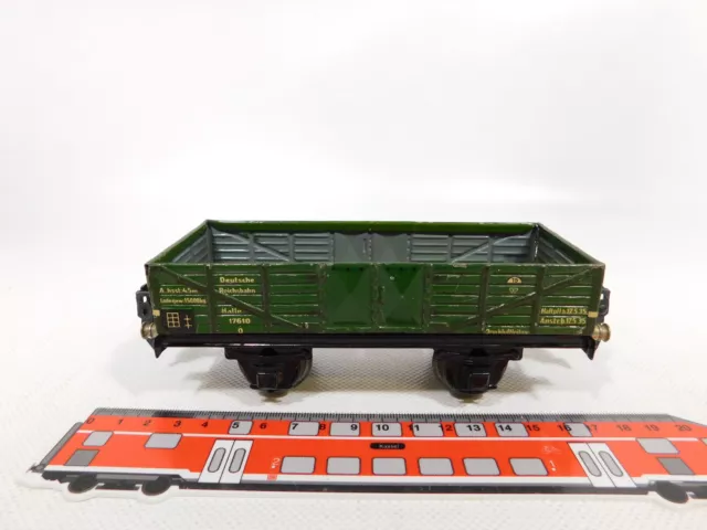 DM968-0, 5 # Märklin Gauge 0 1761 Tin Centre Board Freight Car Halle 17610 O DRG