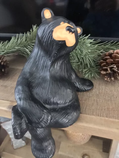Bear Foots Big Sky Carvers Jeff Fleming "Seth" Shelf Sitter Bear