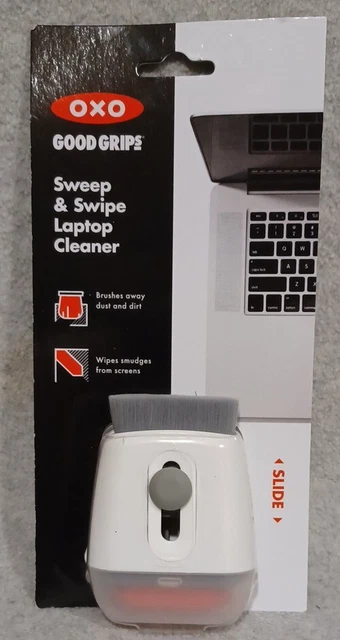 OXO Good Grips Sweep & Swipe Laptop Cleaner For Computer, Screen and Keyboard