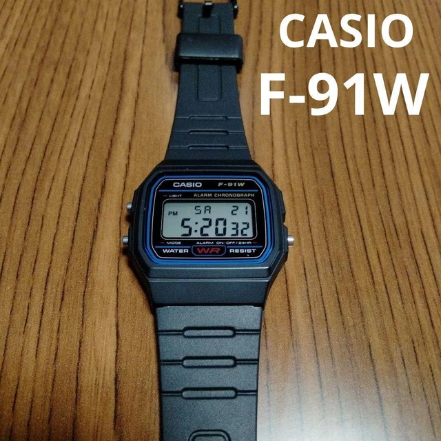 Casio Standard Digital Watch Old Model F-91W-1Jf