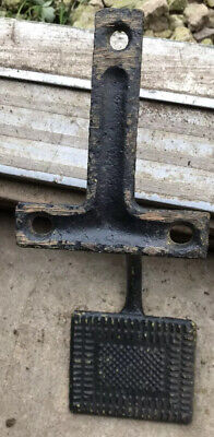 Antique iron carriage steps