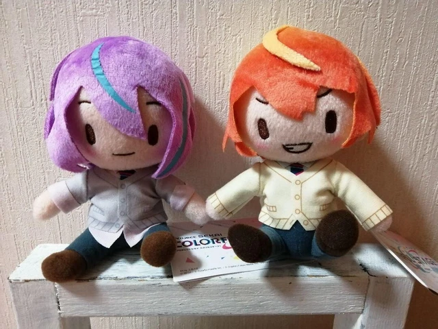 Project Sekai Kamishiro Rui and Tenma Tsukasa FuwaFuwa Nuigurumi Plush 14cm set