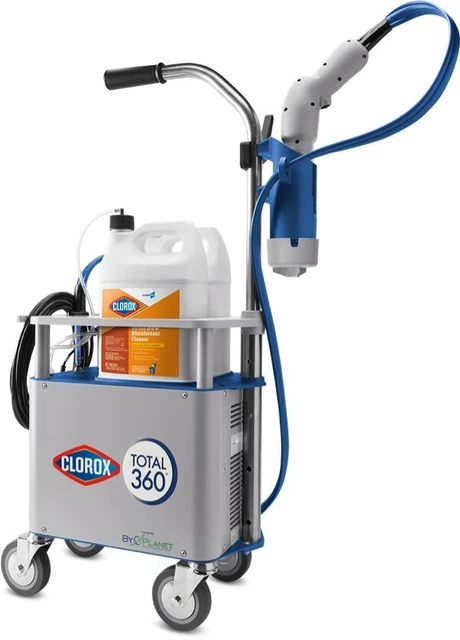 New Plastic Clorox® Total 360® Electrostatic Disinfectant Sprayer System New Plastic Clorox® Total 360® Electrostatic Disinfectant Sprayer System