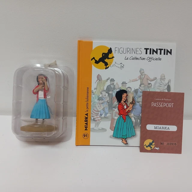 Moulinsart – Figurine Miarka (N°91) – Collection Officielle Tintin