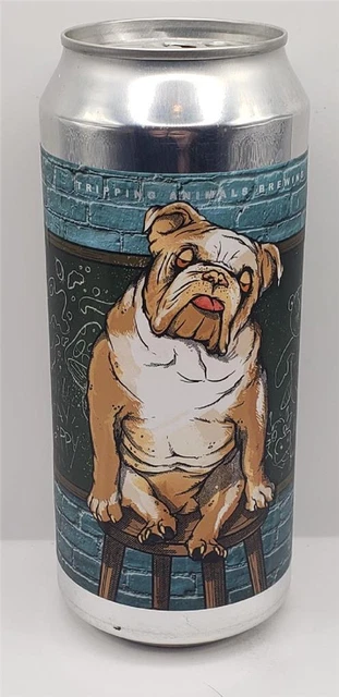 Craft Beer Can Tripping Animals Brewing Company Alumni of the Month IPA Bulldog