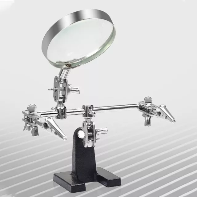 TE-805 Welding Fixture w/ Magnifier&Welding Work Clip for PCB Circuit Board