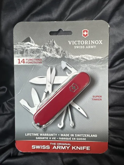 Victorinox Swiss Army Knife Super Tinker Red 14 Functions 1.4703-X7