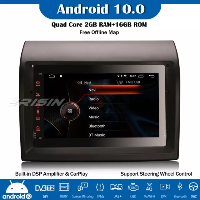 Autoradio tactile GPS Bluetooth Android & Apple Carplay Citroën