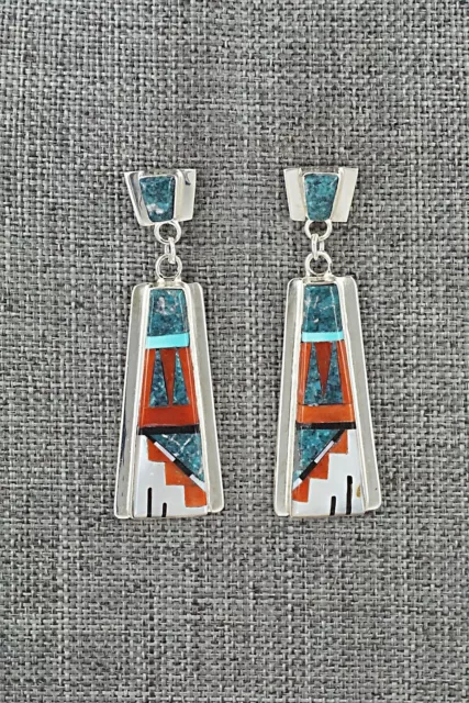 Multi-Stone & Sterling Silver Earrings - Patty Edaakie