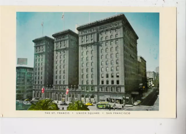 DC59. Vintage US-Postkarte. Das St. Francis Hotel, Union Square. San Francisco.