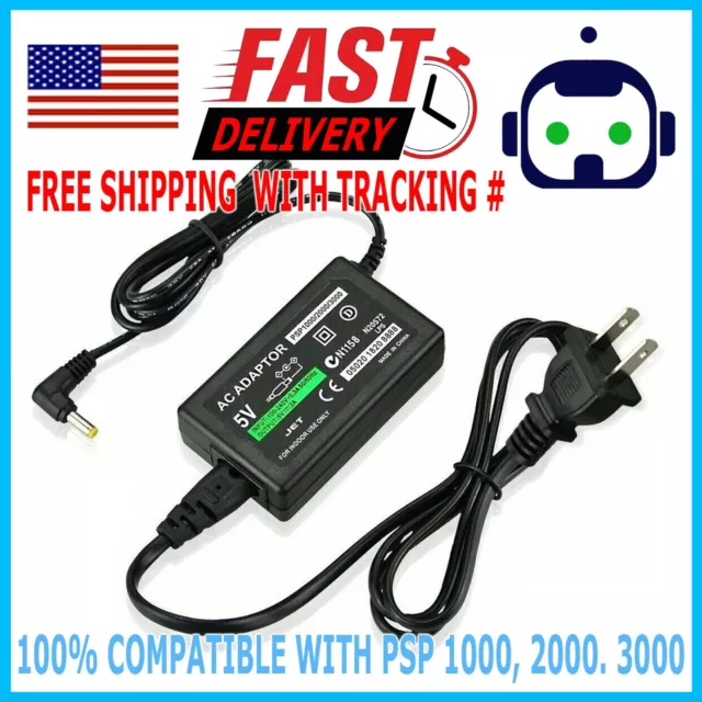 AC Adapter Home Wall Charger Power Supply For SONY PSP 1000 2000 3000 Slim Lite