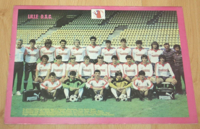 Poster Équipe TFC Toulouse Saison 1983/84 - Page Originale