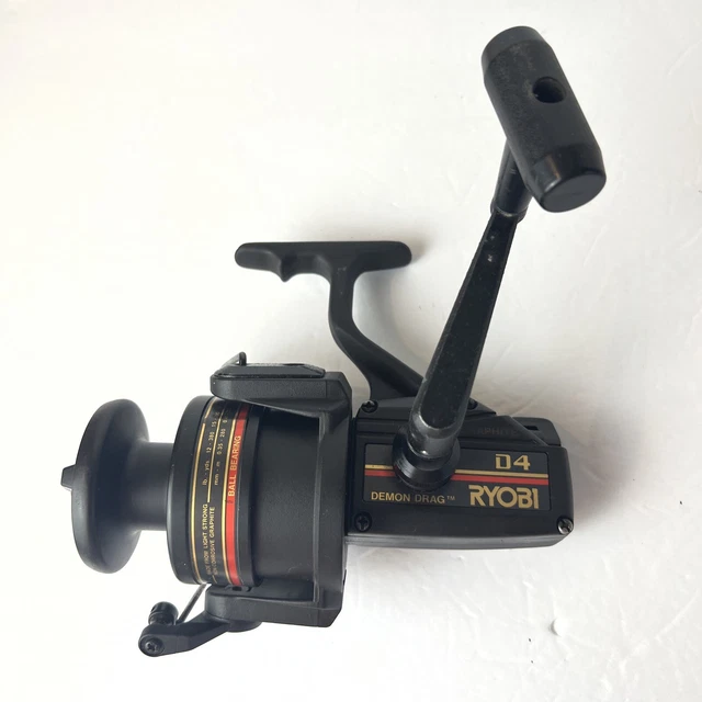 Vintage Ryobi Spinning Fishing Reel D5 Demon Drag Unused For