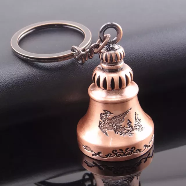Bell Key Ring Vintage Bell Shape Keyring Ornament Zinc Alloy