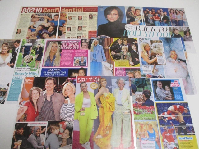 10-BEVERLY HILLS 90210 Cast*Magazine Clippings*Tori Spelling Jennie Garth