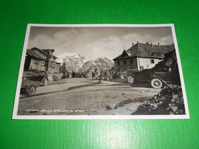 Cartolina Passo dello Stelvio - Particolare 1930 ca