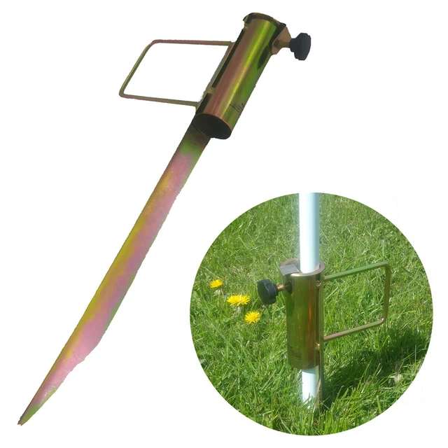 Sonnenschirm-Dorn 50 Cm ø 38 Mm Rasendorn Bodenhülse Erdspieß - Happy