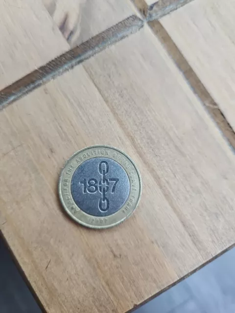 £2 Two Pound Coin (1807) Abolition of Slavery 2007 RARE With Mint Errors