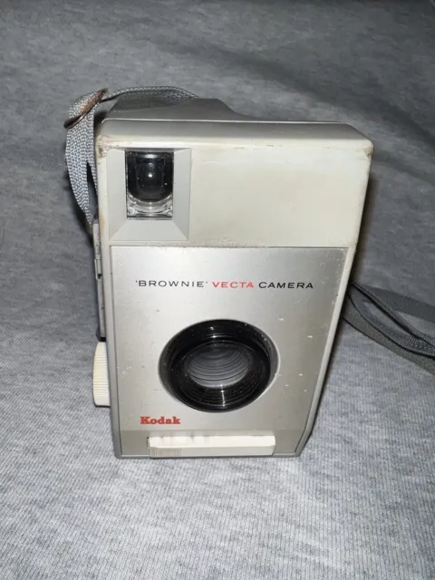 Kodak Brownie Vecta 1960s Vintage Camera 127 Format &Original Case (Film Inside)
