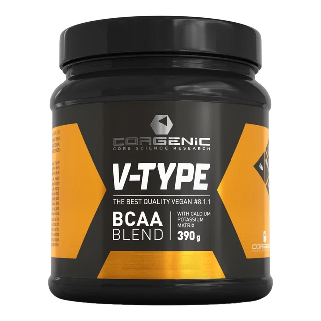 V-Type BCAA  390g Corgenic arômes Peach Ice Tea