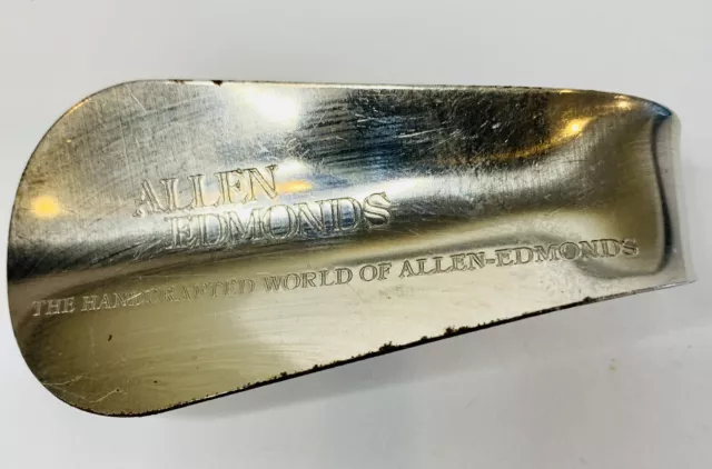 Allen Edmonds Metal Shoe Horn - Stainless Steel Vintage USA