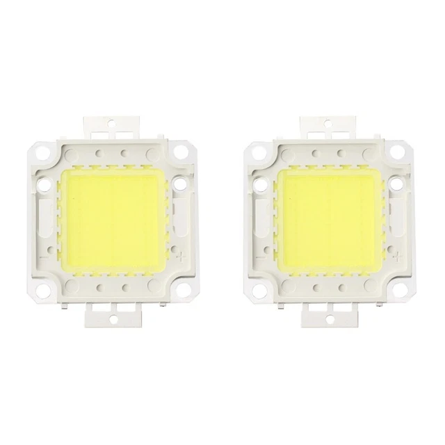 2 lampadine chip LED alte 30 W luce lampada fai da te 2200 LM 6500K N1O3
