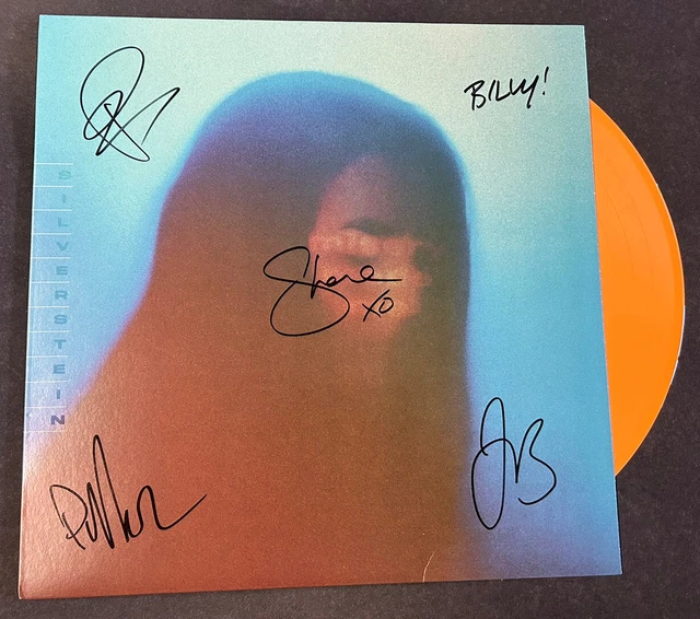 SILVERTEIN Autographed “Misery Made Me” Signed Colored Vinyl Record Album w/ COA