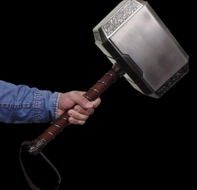 Thor Hammer Metal 2.0 version Best Materials Best Movie Replica Best For Gift