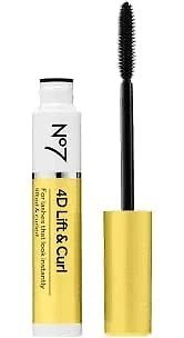 Rímel No7 4D Lift and Curl marrón-negro 7 ml